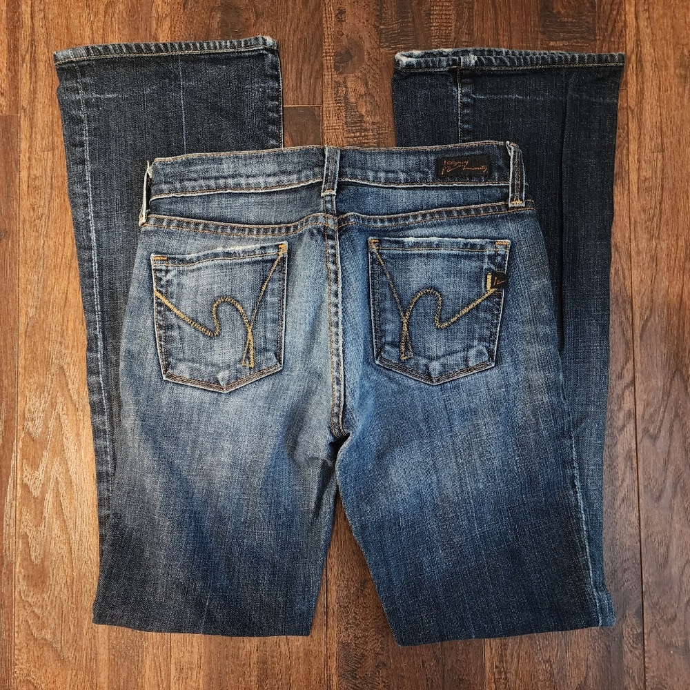 Citizens Of Humanity Low Waist Bootcut Stretch Jeans